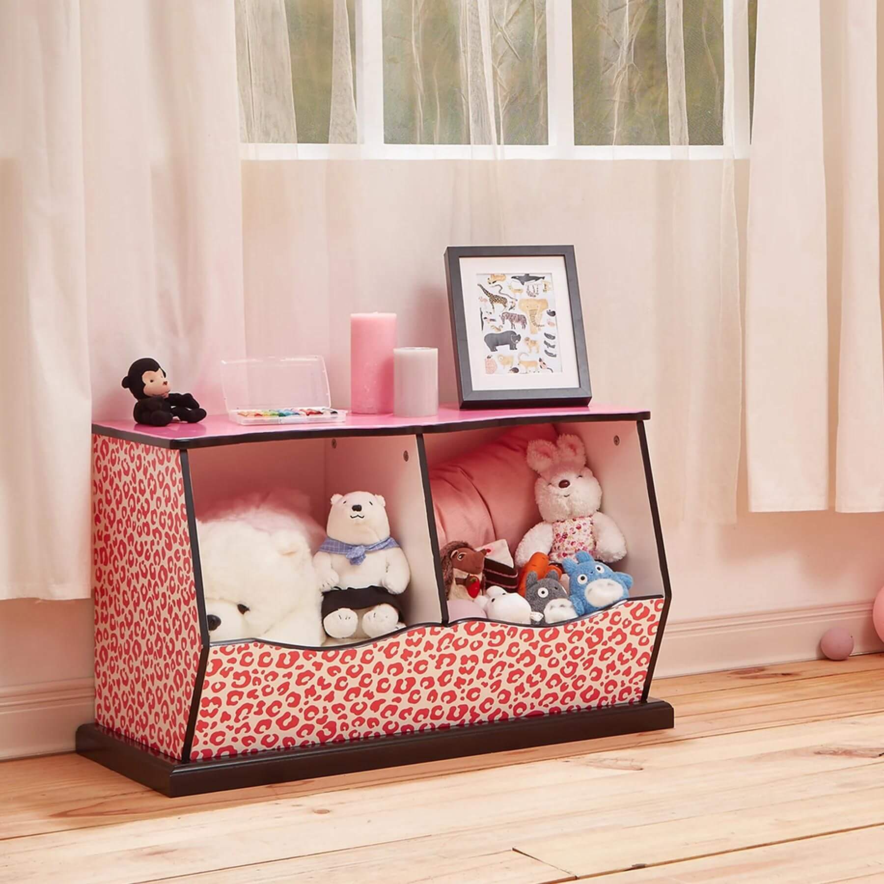 Fantasy Fields Fashion Leopard Prints Miranda Toy Cubby Storage