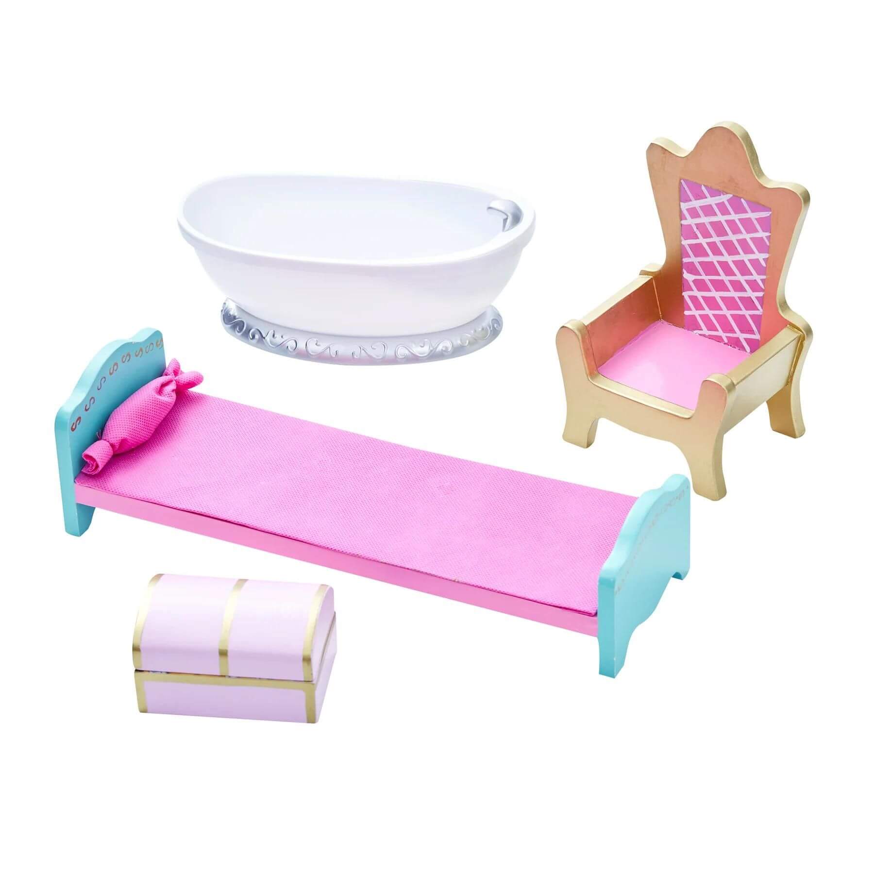 Fantasy Fields Kids Dreamland Castle Vanity Accessories White/Pink