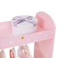 Detail View of Fantasy Fields Kids Freestanding Clothing Rack Pink