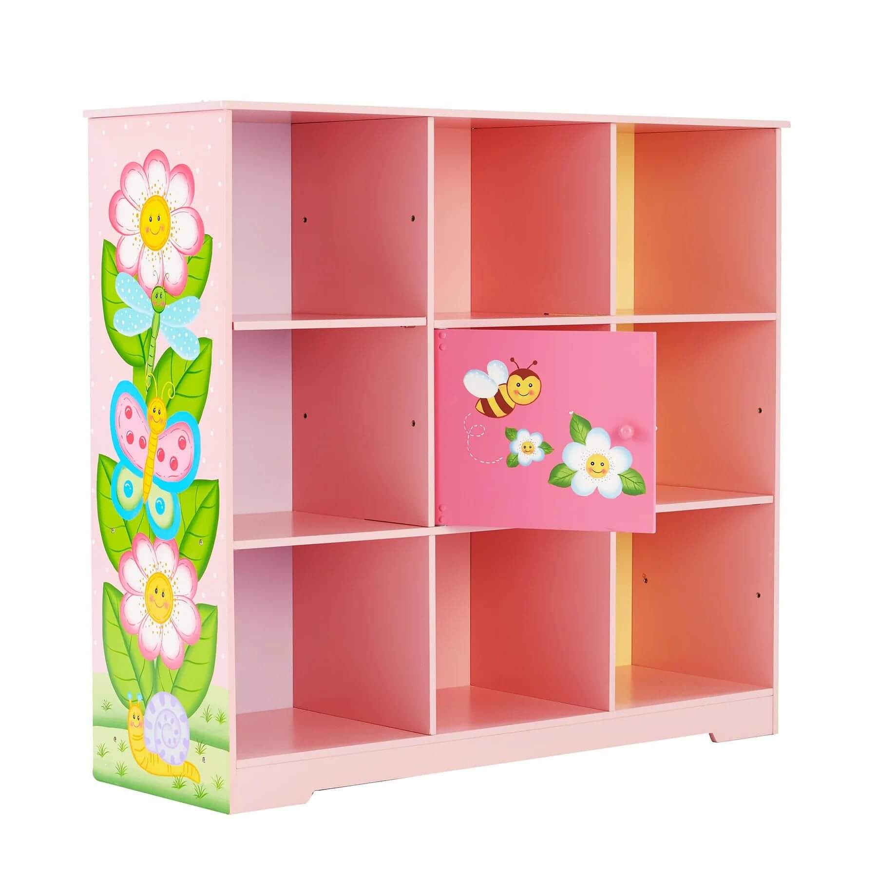 Fantasy Fields Kids Painted Wooden Magic Garden Adjustable Cube Bookshelf