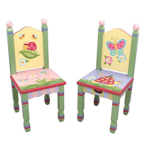 Fantasy Fields Kids Painted Wooden Magic Garden Chairs