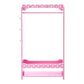 Fantasy Fields Kids Polka Dots Clothing Rack with Storage Pink