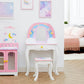 Fantasy Fields Little Dreamer Rainbow Unicorn Vanity Table Set