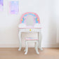 Fantasy Fields Little Dreamer Rainbow Unicorn Vanity Table Set