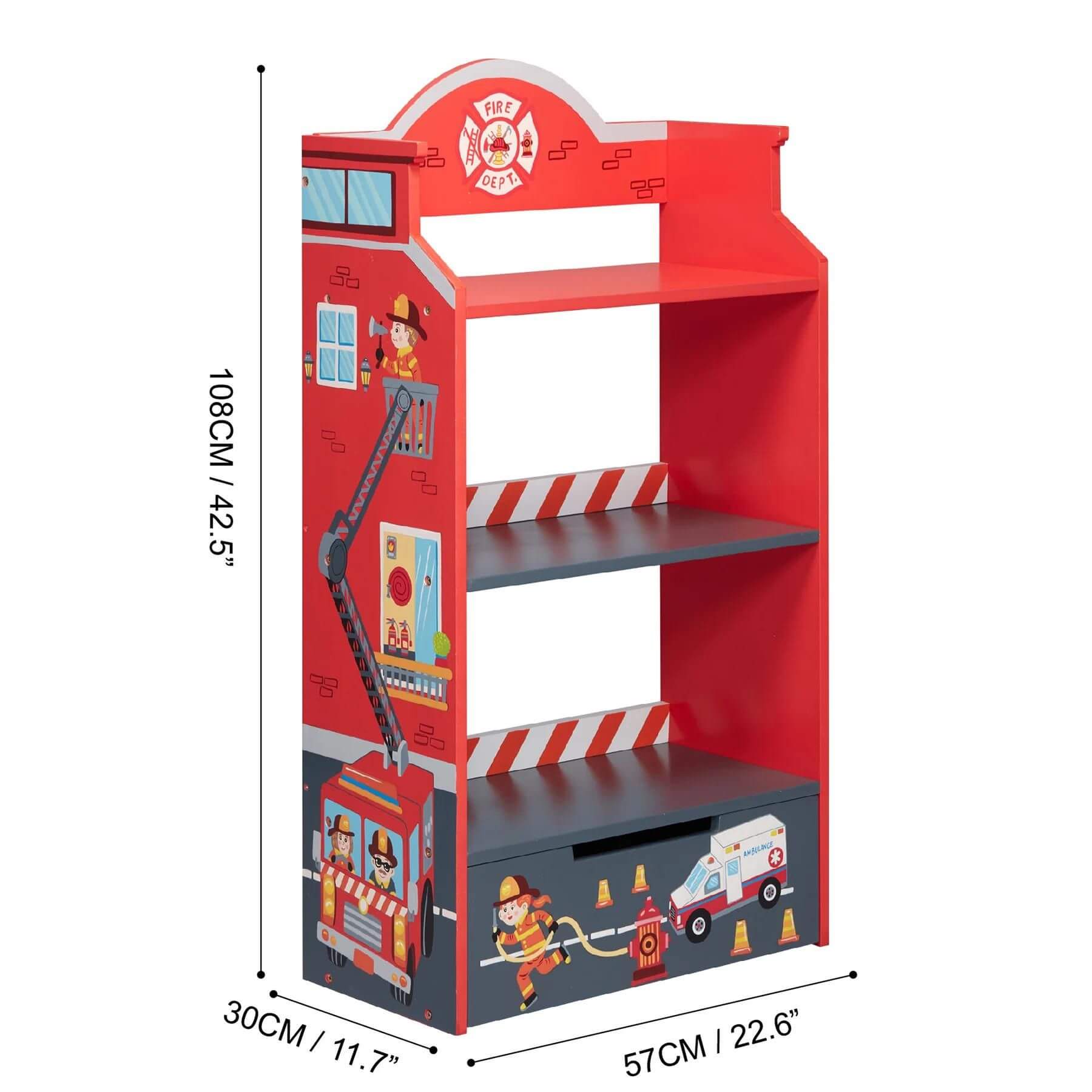 Fantasy Fields Little Fire Fighters Bookshelf