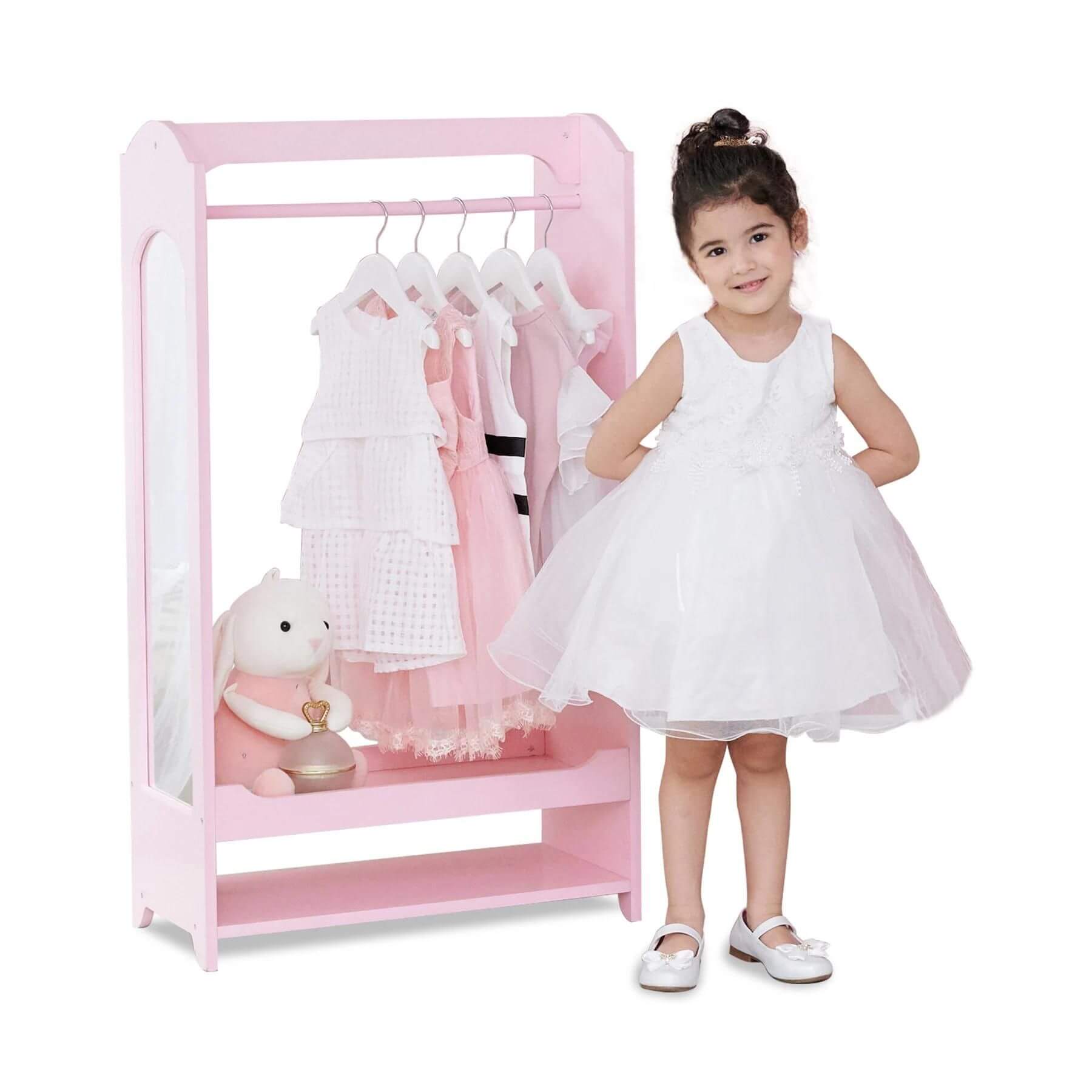 Girl w/ Fantasy Fields Little Princess Clothing Rack