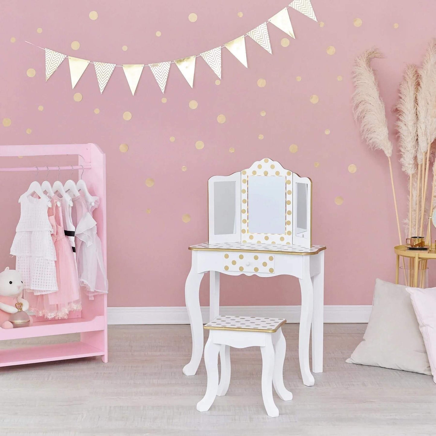 Fantasy Fields Little Princess Clothing Rack w/ Vanity Set