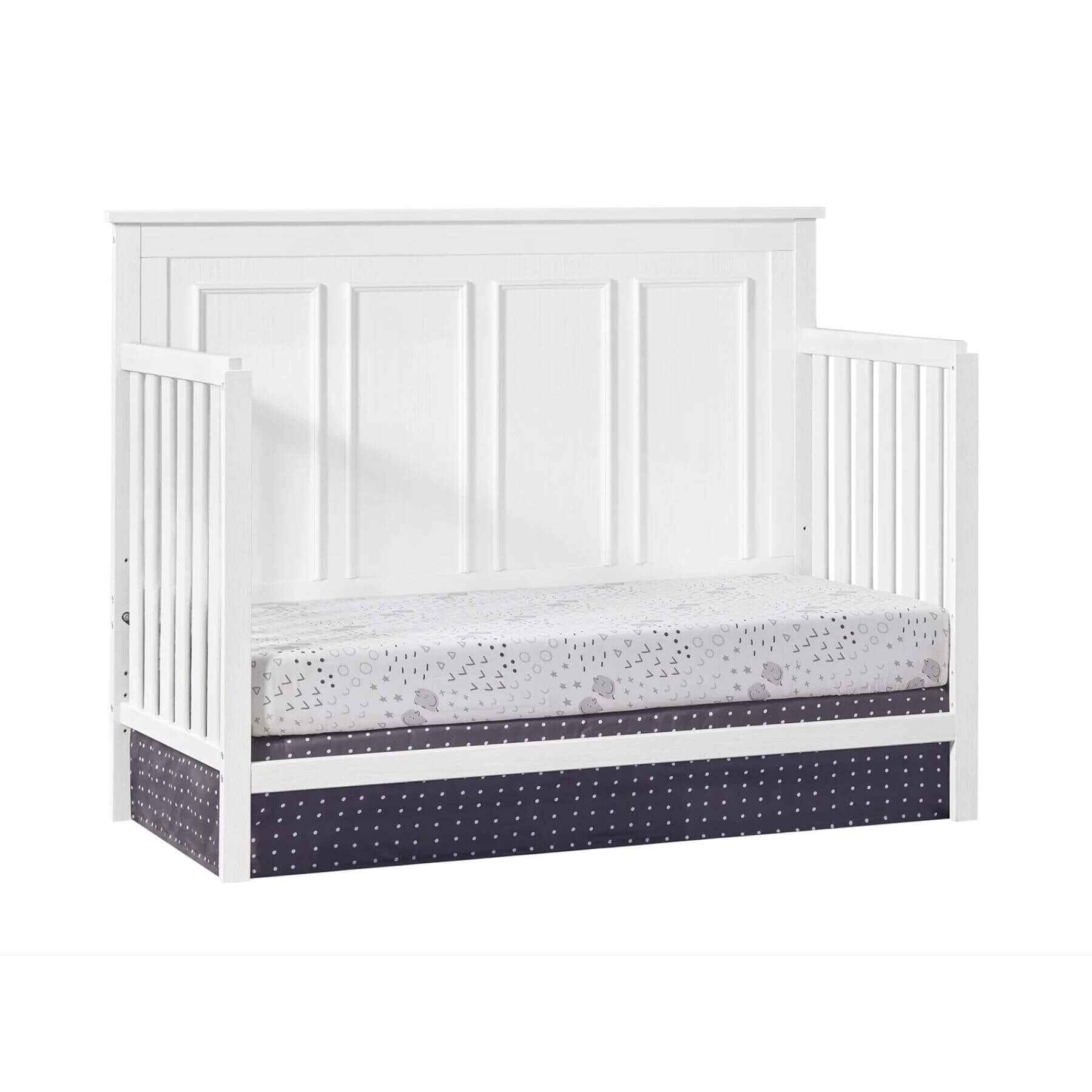 Oxford Baby Farmington 4-in-1 Convertible Crib Rustic White