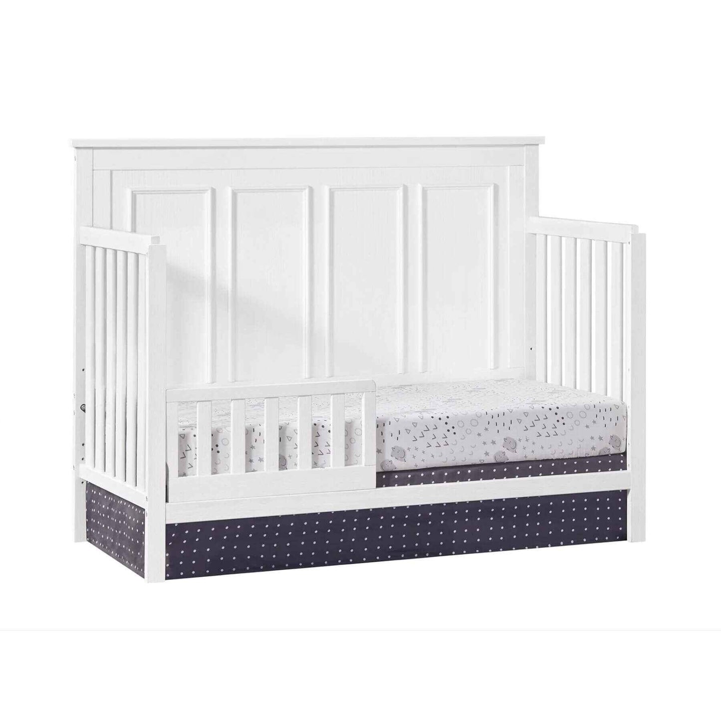 Oxford Baby Farmington 4-in-1 Convertible Crib Rustic White