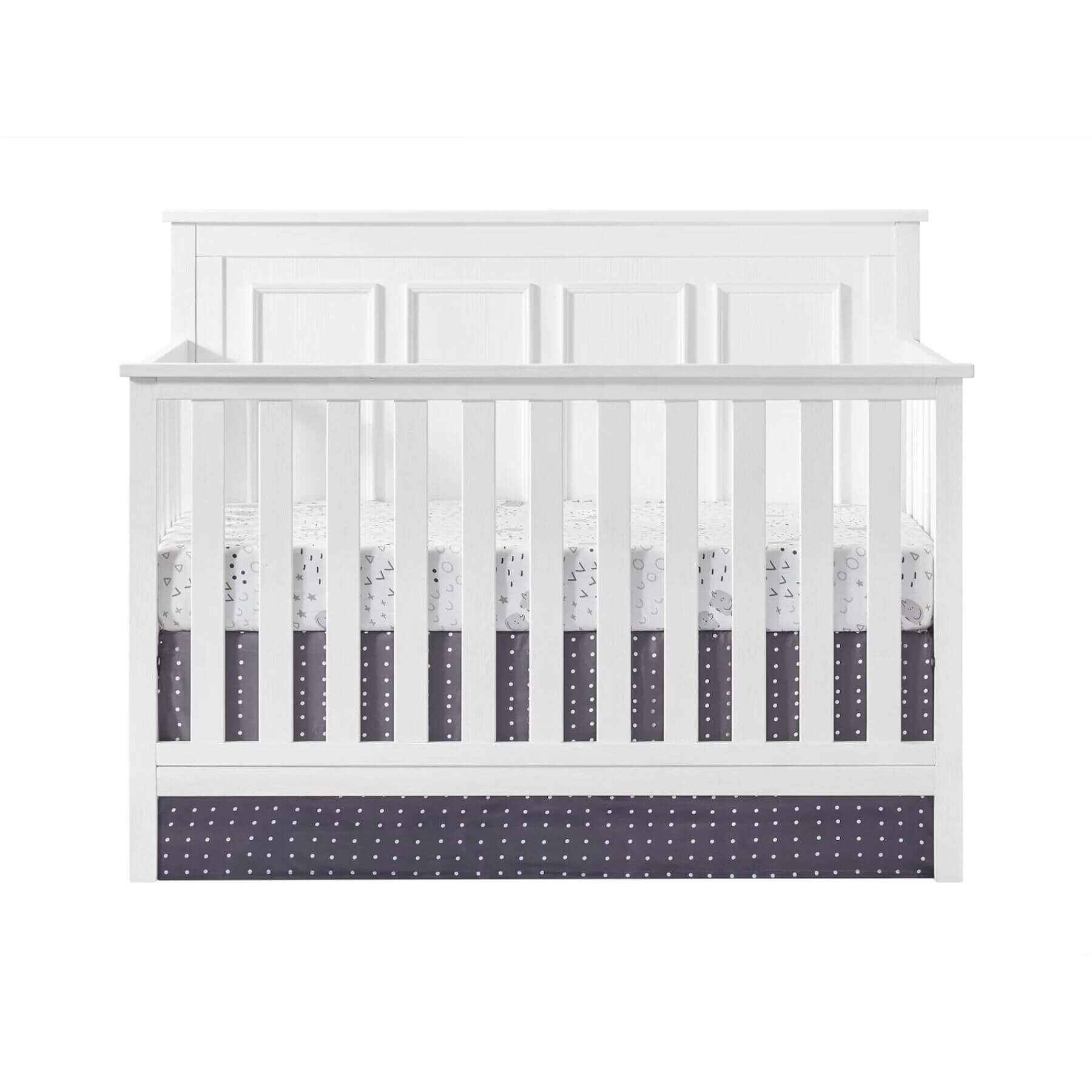 Oxford Baby Farmington 4-in-1 Convertible Crib Rustic White