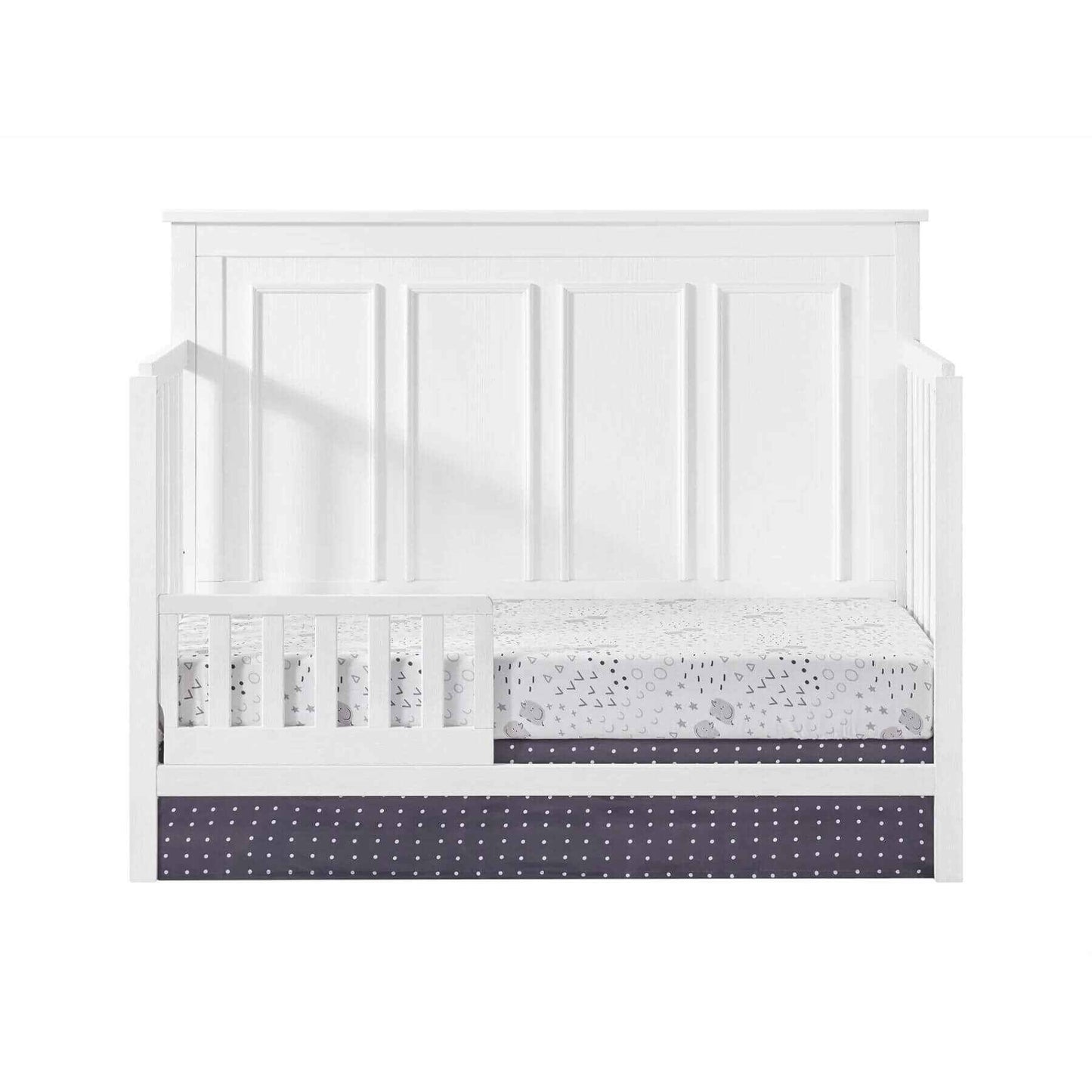 Oxford Baby Farmington 4-in-1 Convertible Crib Rustic White