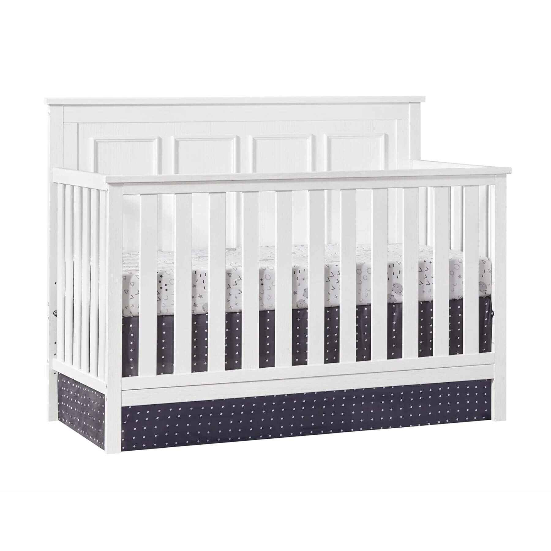 Oxford Baby Farmington 4-in-1 Convertible Crib Rustic White