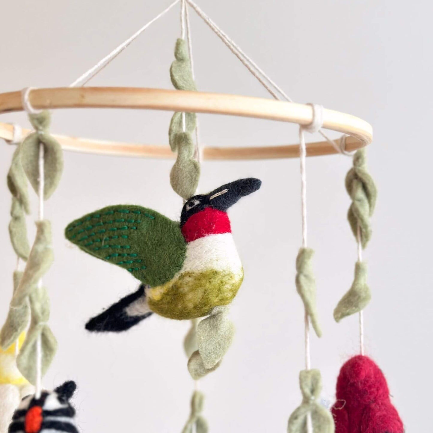 Ganapati Crafts Co. Felt Bird Baby Mobile