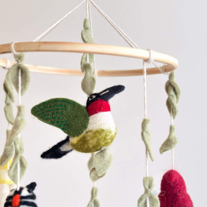 Ganapati Crafts Co. Felt Bird Baby Mobile