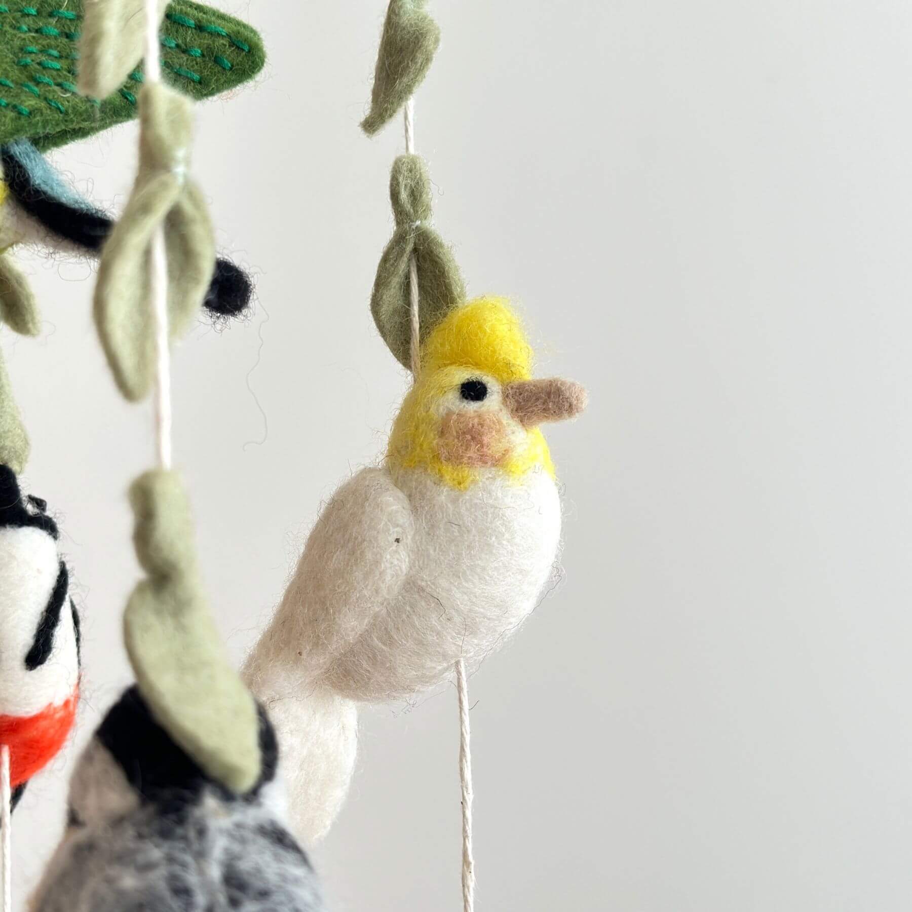 Ganapati Crafts Co. Felt Bird Baby Mobile