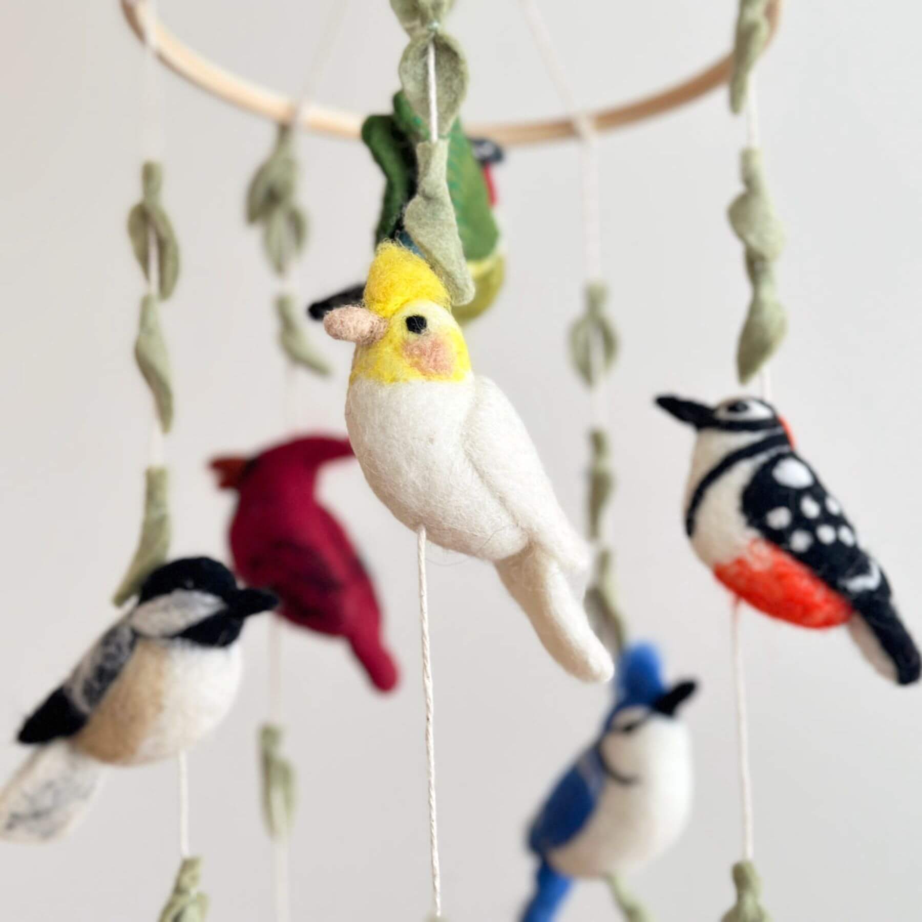 Ganapati Crafts Co. Felt Bird Baby Mobile