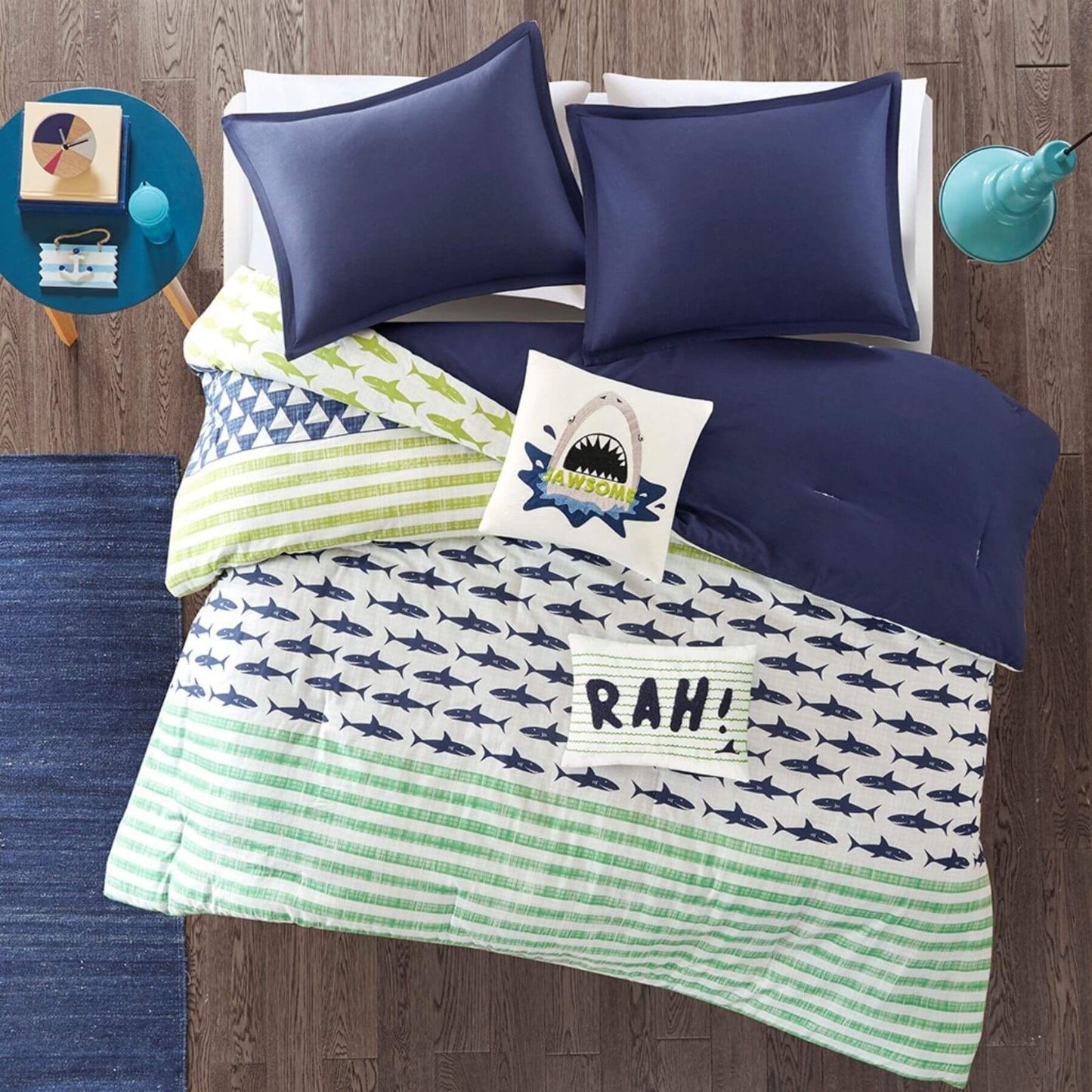 Finn Shark Cotton Comforter Set