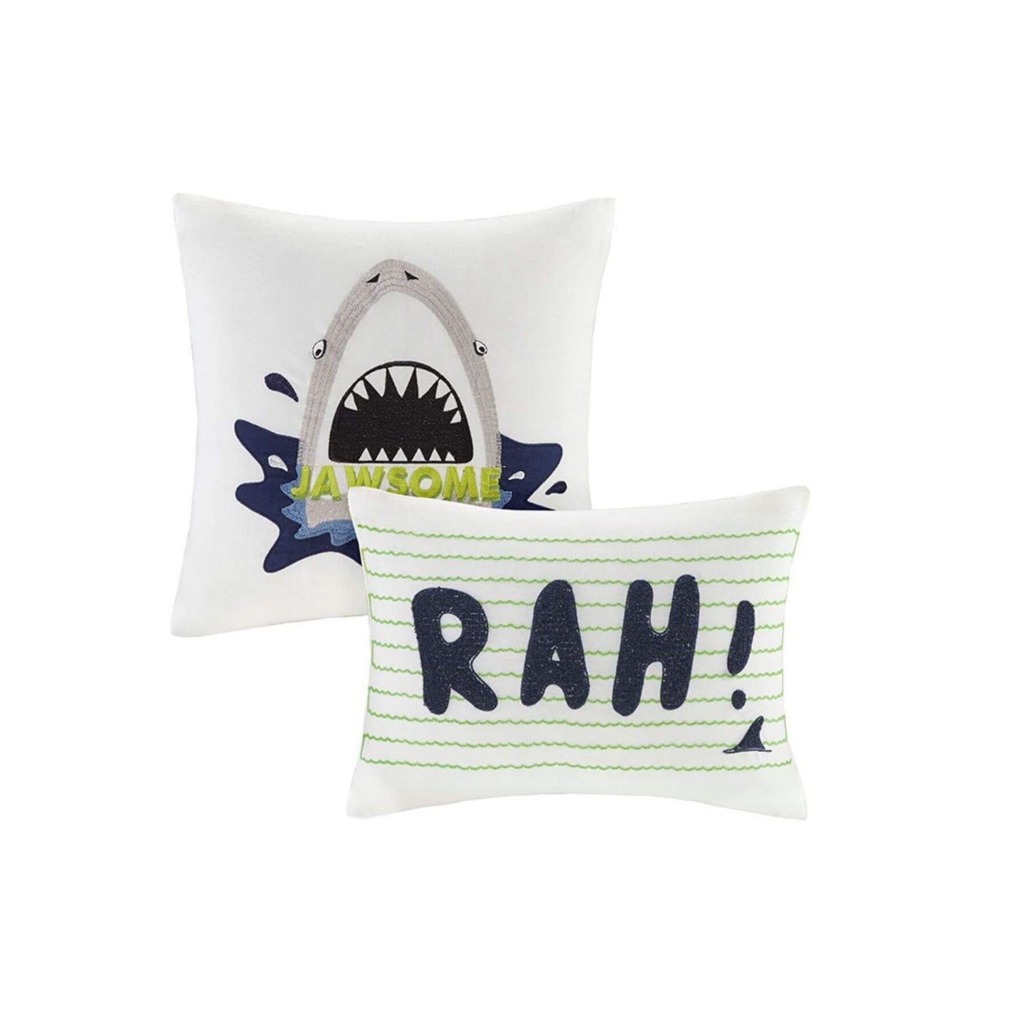 Finn Shark Cotton Decorative Pillows