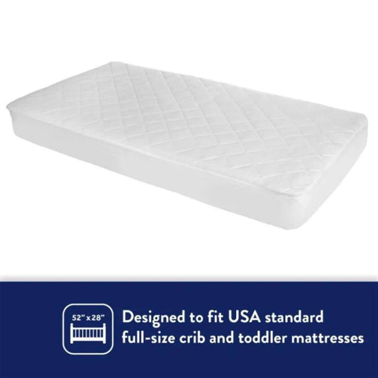 Kolcraft Fitted Waterproof Crib and Toddler Mattress Pad - Detail