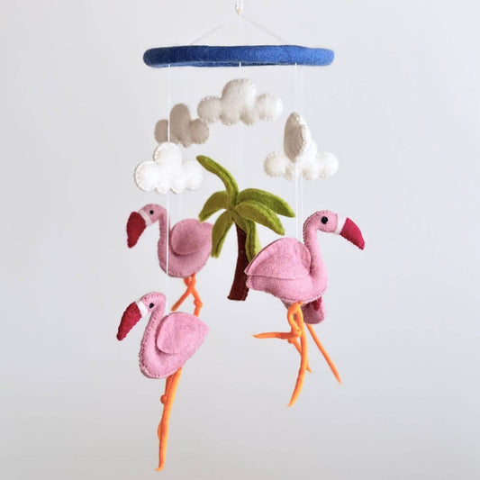 Ganapati Crafts Co. Flamingo Baby Mobile