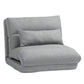 HOMCOM Floor Chair for Adults Floor Sofa Bed Gray