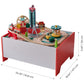 Teamson Kids Florida Amusement Park Wooden Activity Table, including dimensions.