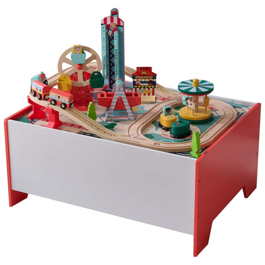 Teamson Kids Florida Amusement Park Wooden Activity Table