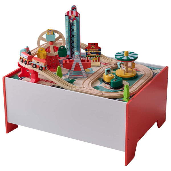 Teamson Kids Florida Amusement Park Wooden Activity Table