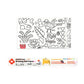 Flower Monaco Childrens Drawing Rolling Paper - Nature