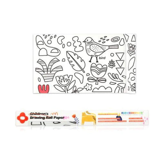 Flower Monaco Childrens Drawing Rolling Paper - Nature
