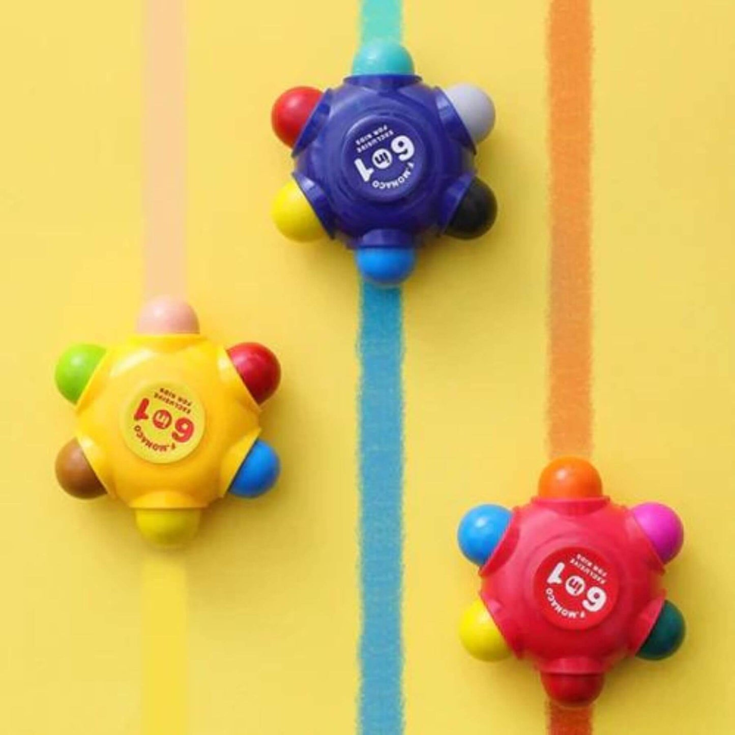 Flower Monaco 6-in-1 Pocket Crayons