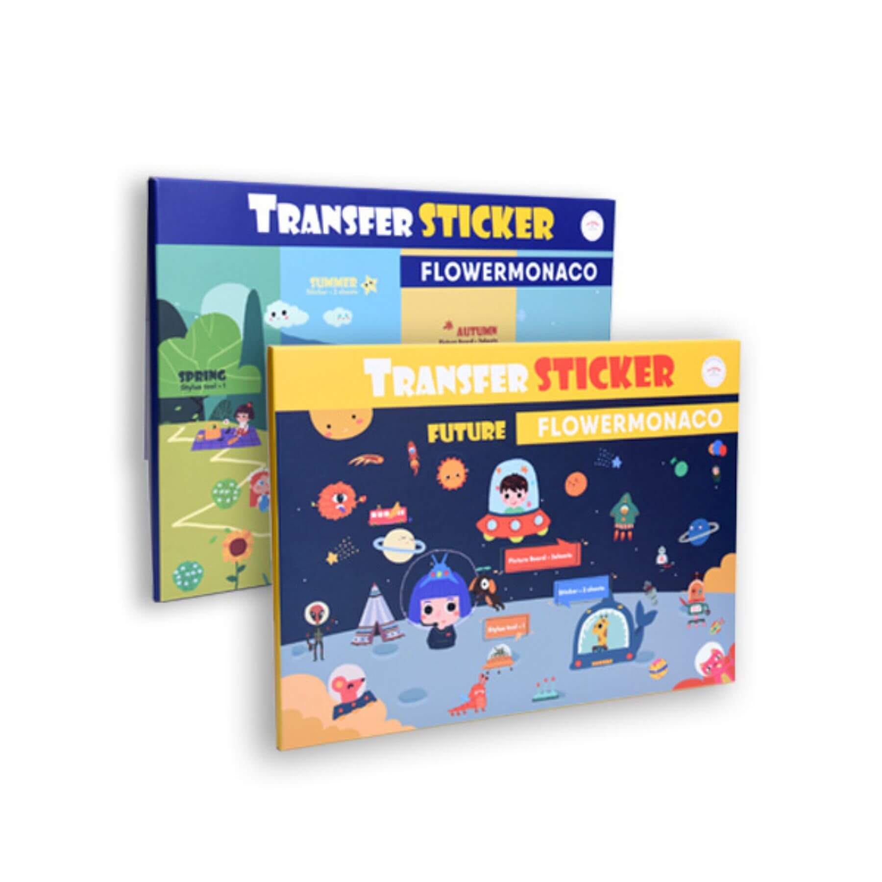 Flower Monaco Transfer Sticker Kit