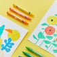 Flower Monaco Washable Crayons 36 colors - Lifestyle