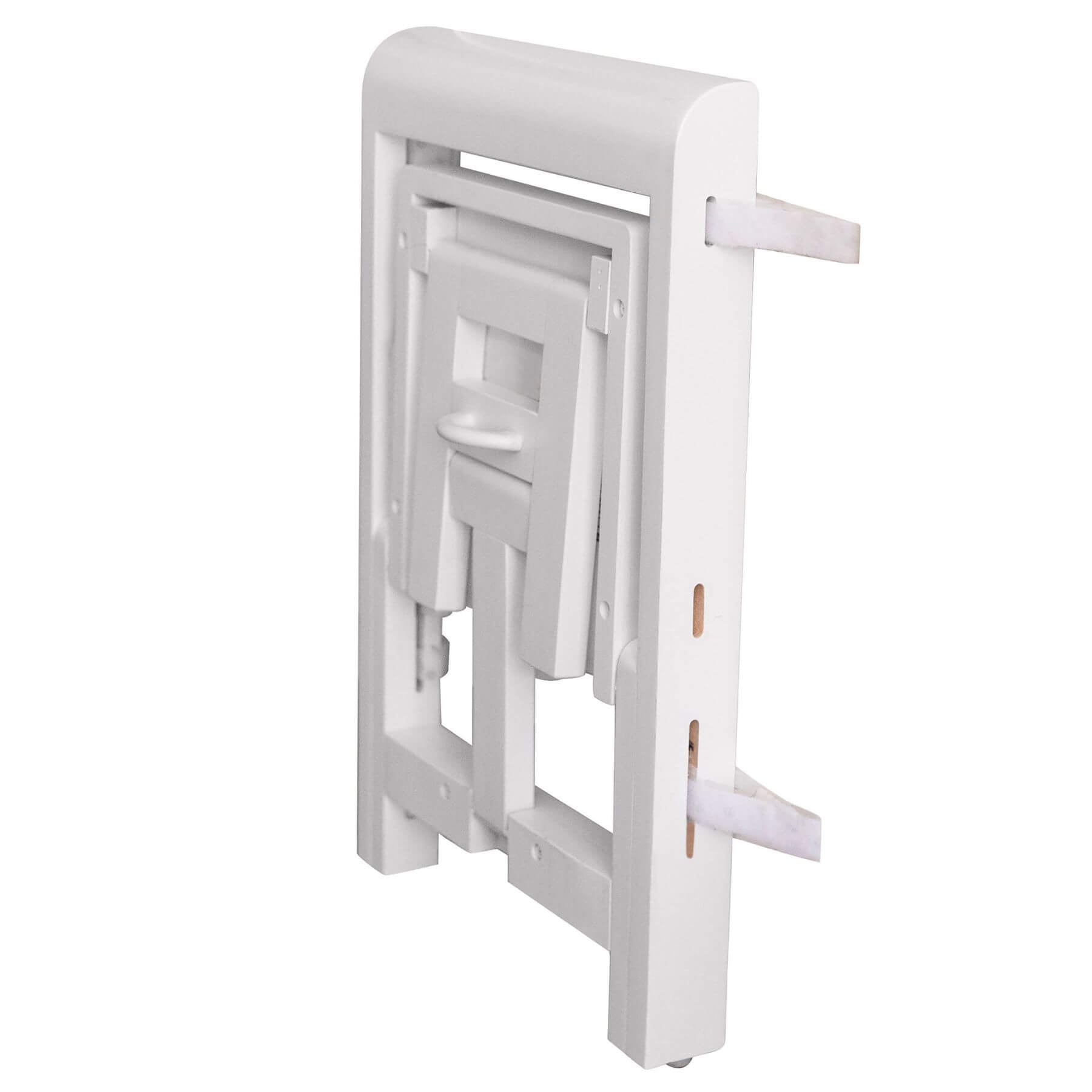 Folded Busy Kids Fold 'N Store Step Stool White