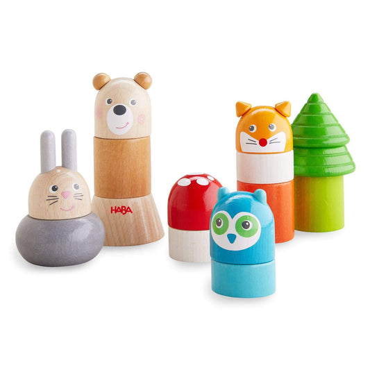 HABA USA Forest Animals Wooden Stacking Toy
