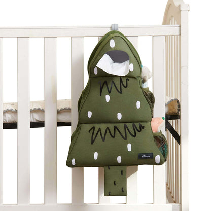Forest Friends Hanging Organizer Tree in a crib