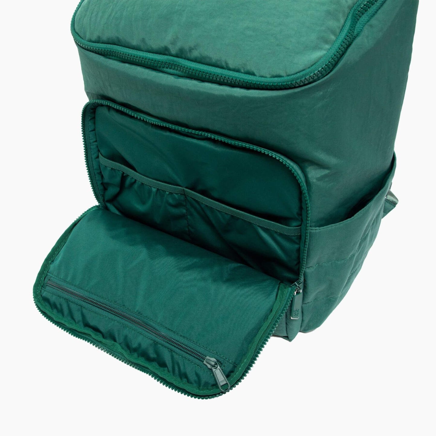 Forest Zurich Diaper Bag with open front pocket on a white background