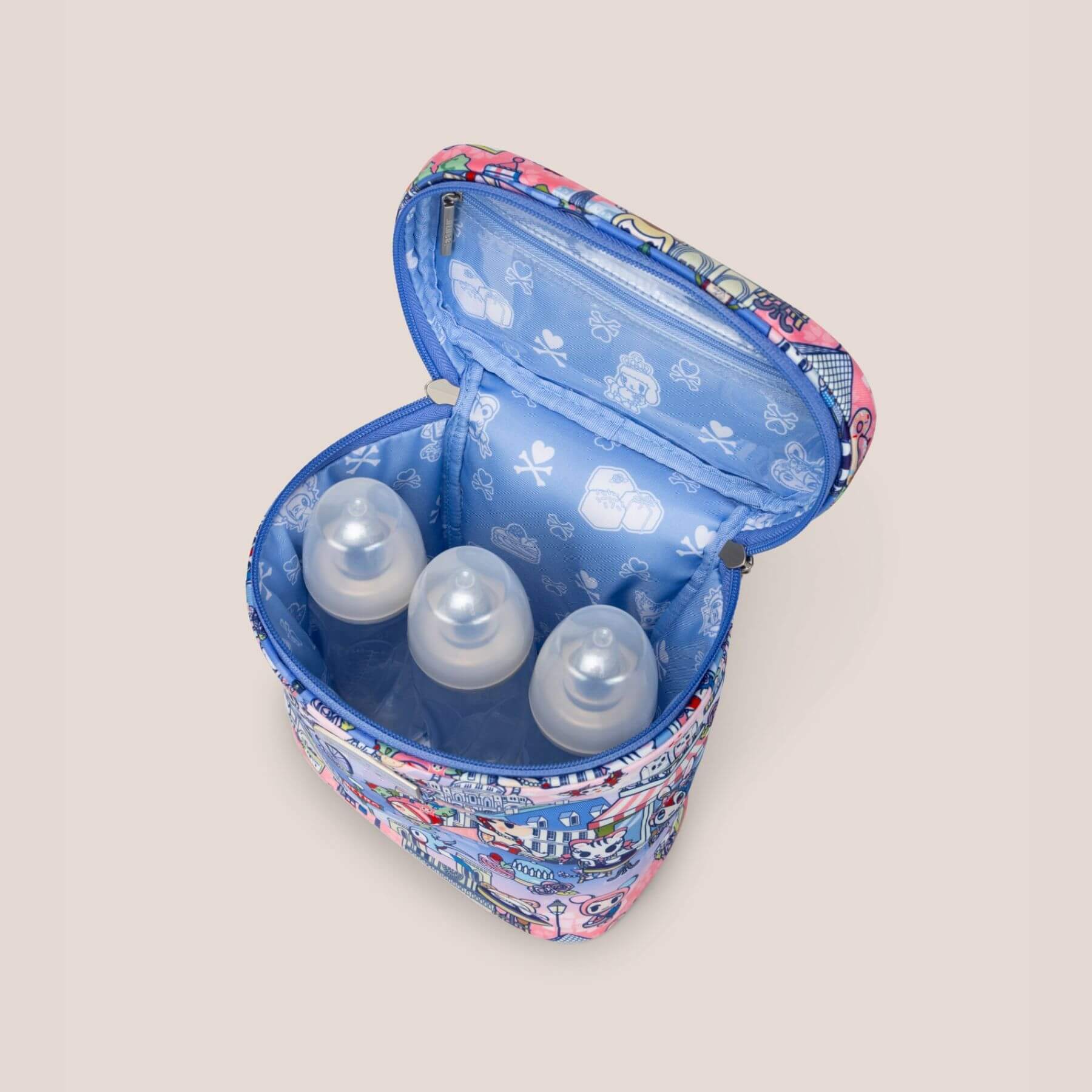 tokidoki Fuel Cell Insulated Bottle Bag -  C'est la vie à Paris with bottles