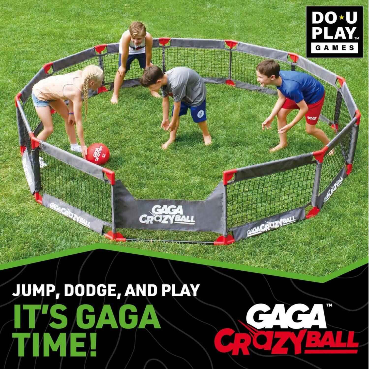 Kids Playing DO-U-PLAY GAGA CrazyBall Game Kit