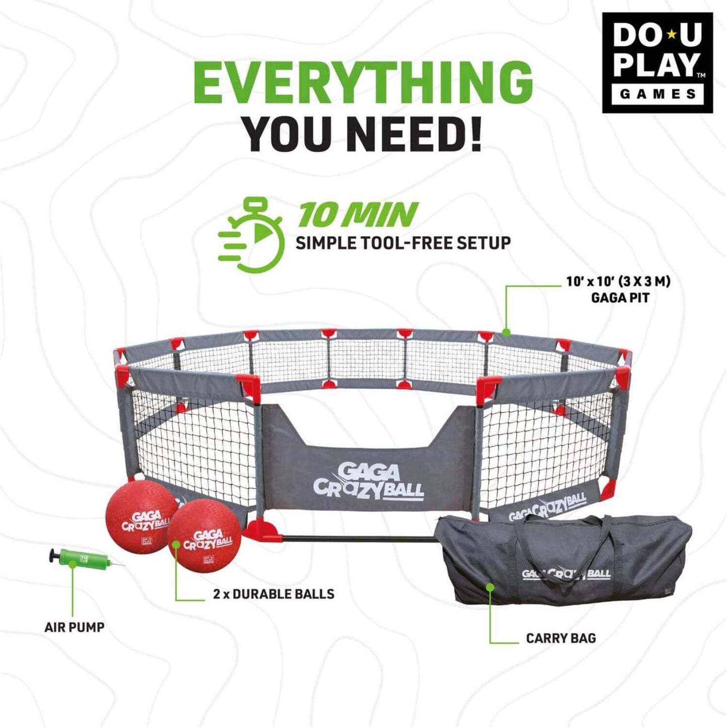 DO-U-PLAY GAGA CrazyBall Game Kit