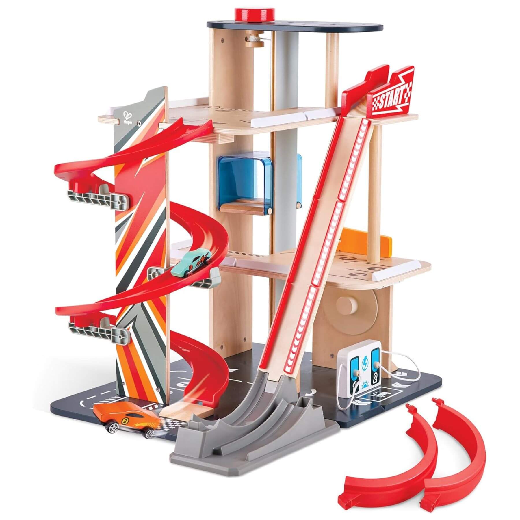 Hape Gearhead Stunt Garage