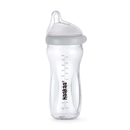 Haakaa Generation 3 Glass Baby Bottle Grey