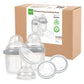 Haakaa Gen 3 Silicone Breast Pump and Bottle Pack 160 ml/6 oz Grey