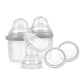 Haakaa Gen 3 Silicone Breast Pump and Bottle Pack 160 ml/6 oz Grey