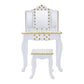 Teamson Kids Gisele Polka Dot Vanity Playset White/Gold