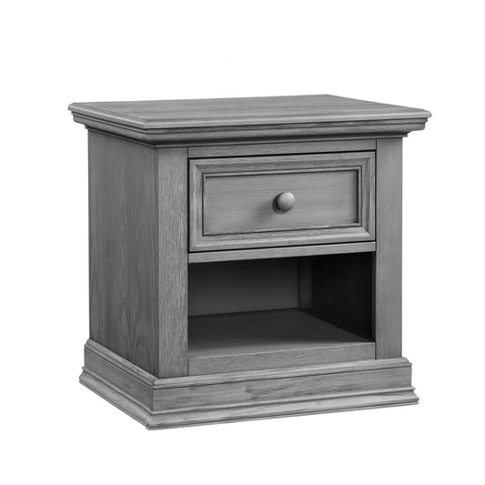 Oxford Baby Glenbrook 1-Drawer Nightstand | Graphite Gray