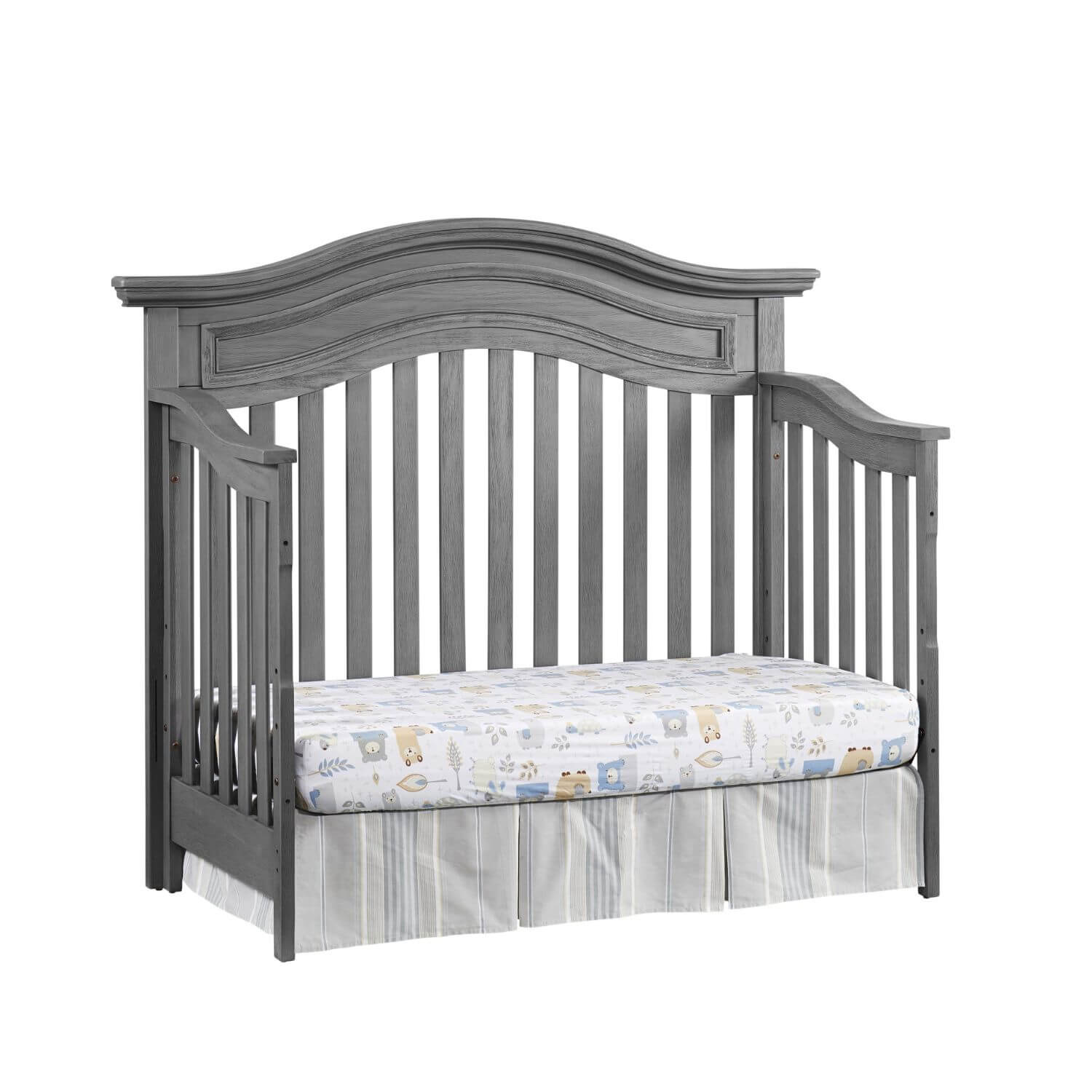 Oxford Baby Glenbrook 4-in-1 Convertible Crib | Graphite Gray