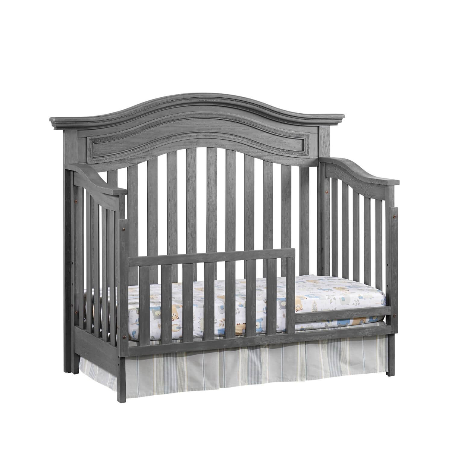 Oxford Baby Glenbrook 4-in-1 Convertible Crib | Graphite Gray