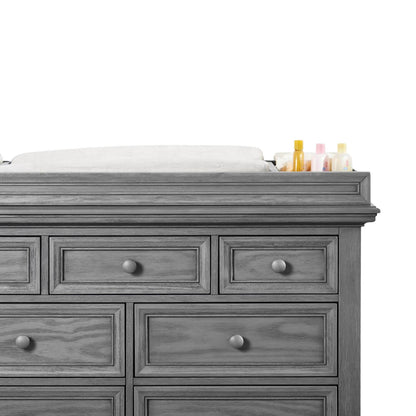 Oxford Baby Glenbrook Changing Topper | Graphite Gray