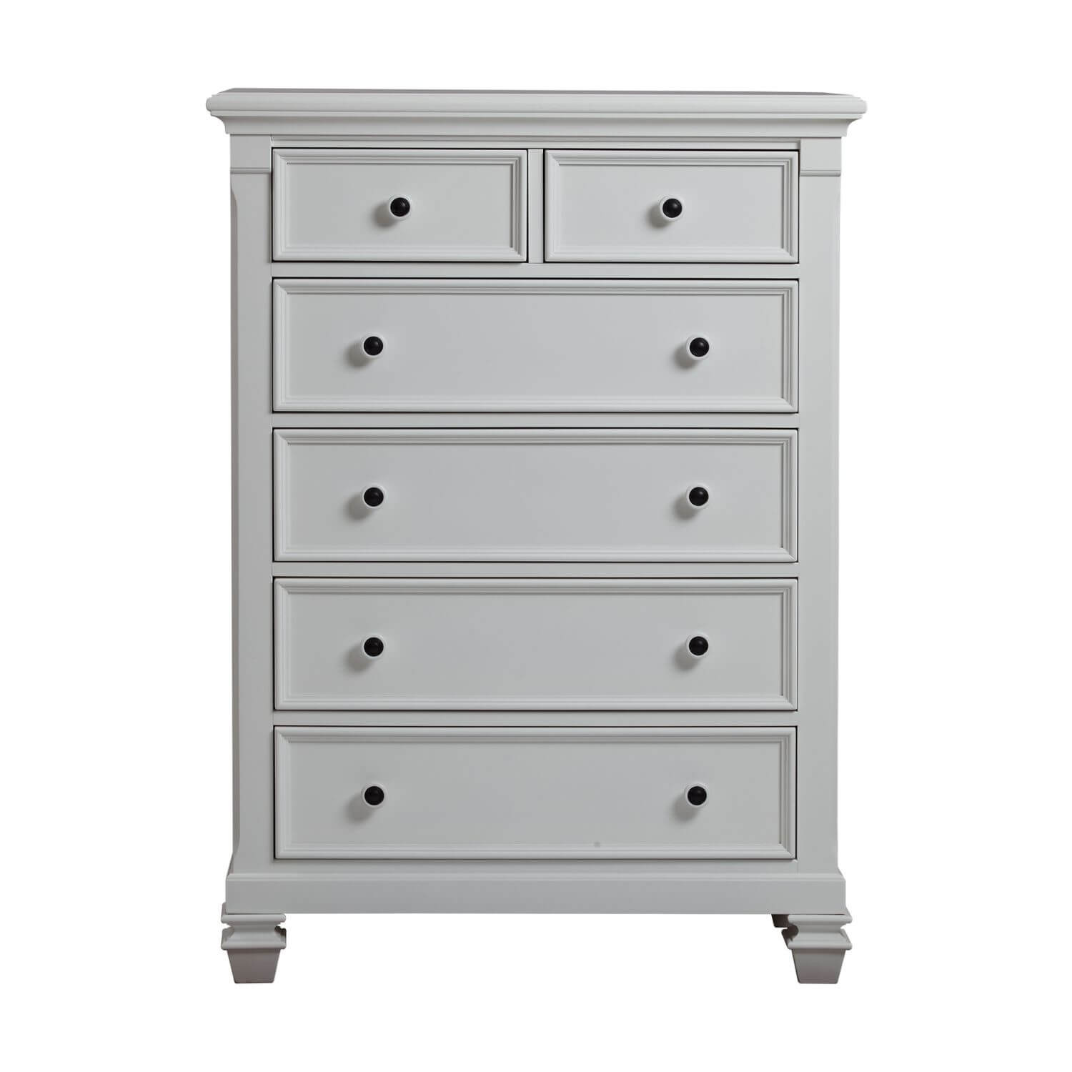 Glendale 6 Drawer Chest Pure White